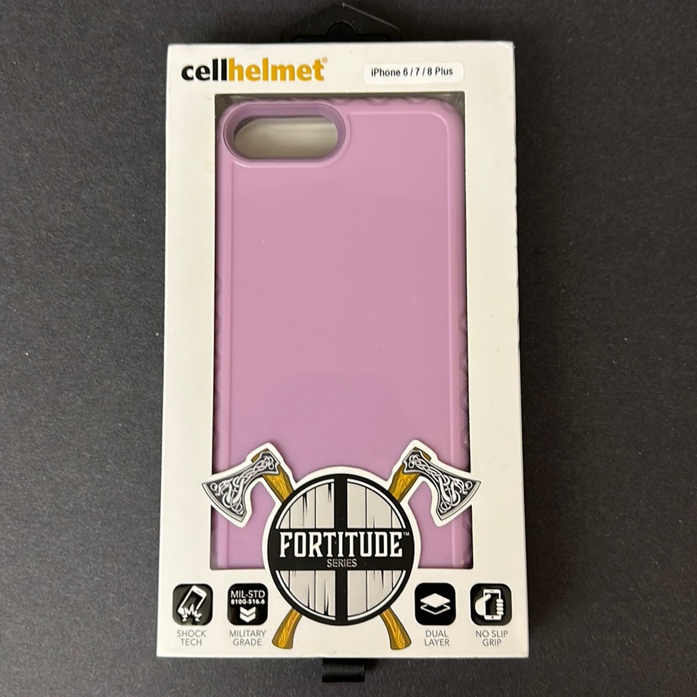 CELLHELMET FORTITUDE SERIES FOR APPLE IPHONE 6/7/8 PLUS - LILAC BLOSSOM PURPLE
